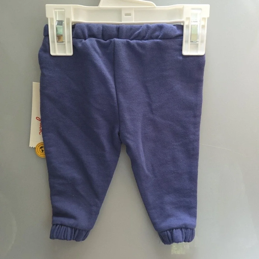 Cat & Jack NWT‎ Baby Boy Blue Knit Pants Size NB